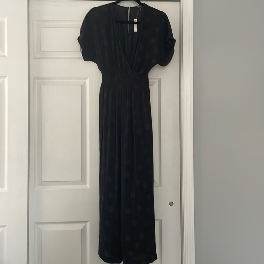 Madewell black jumpsuit size xxs